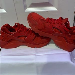 Nike red huraches